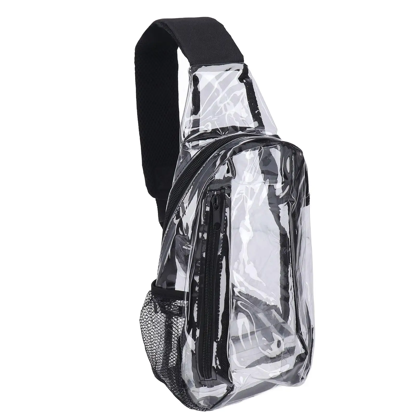 Sac à bandoulière en PVC transparent, sac à dos initié pour la randonnée, étanche et transparent