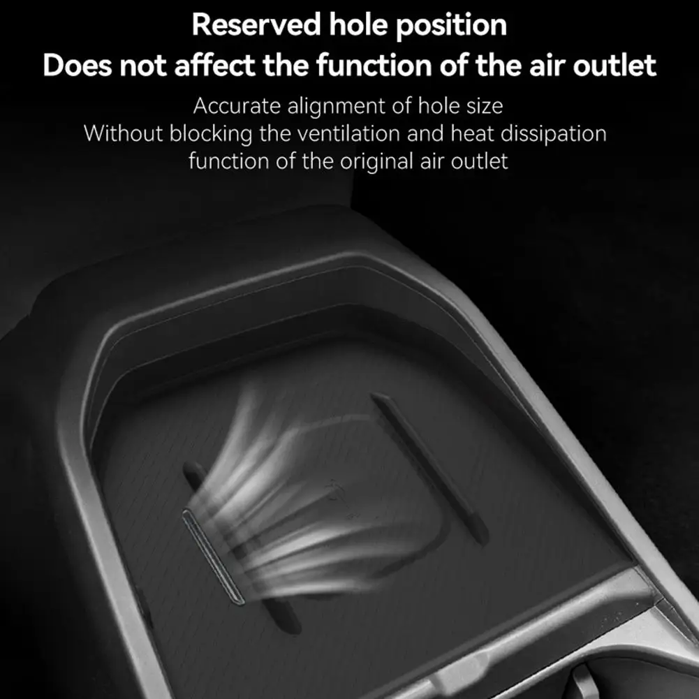 キアEV3 2024-2025用 ワイヤレス充電パッド 車内アクセサリー 自動車用携帯電話滑り止め充電マット 保護パッド