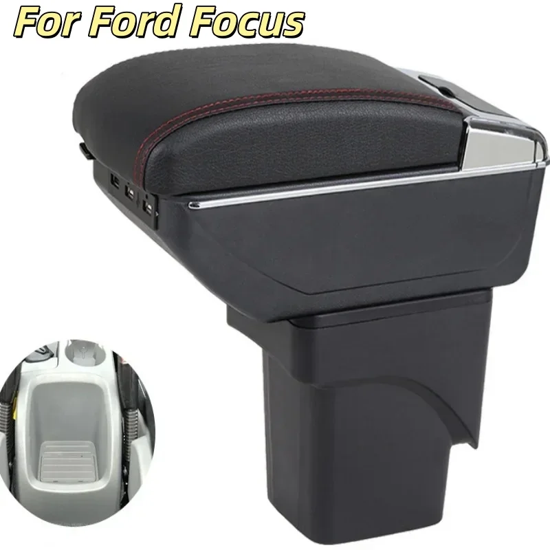 

For Ford Focus 2 Armrest Box For Ford Focus mk2 Car Armrest Car Accessories Interior details Retrofit parts Storage