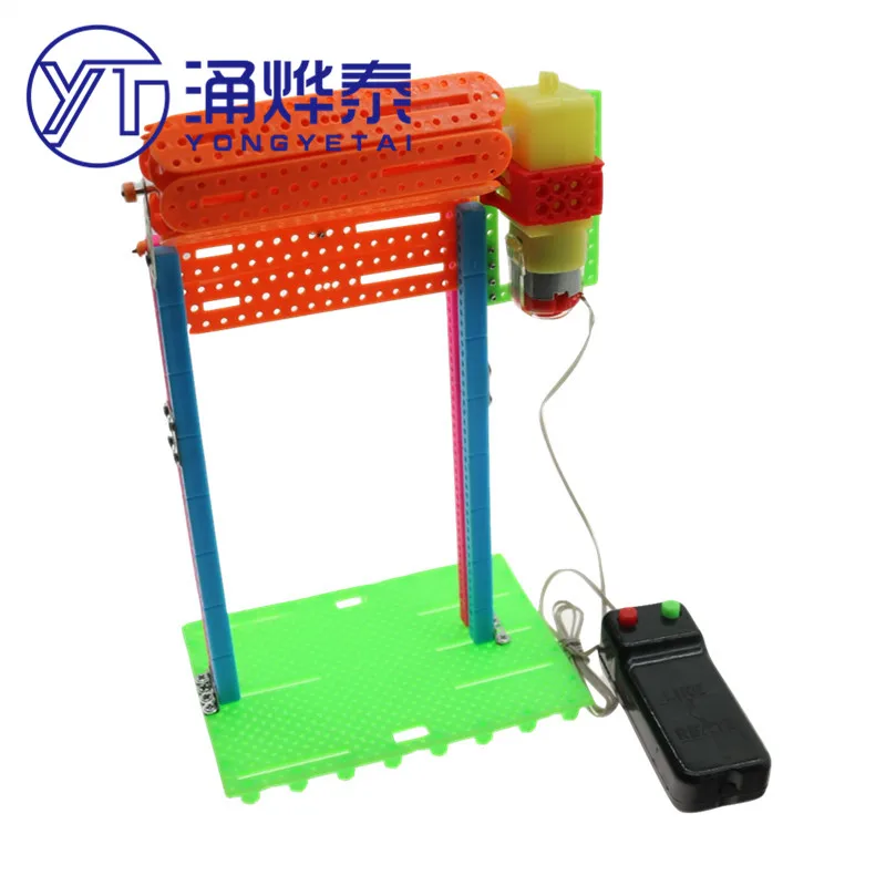 YYT Remote control shutter gate DIY electric shutter door toy model scientific experiment lift door without battery