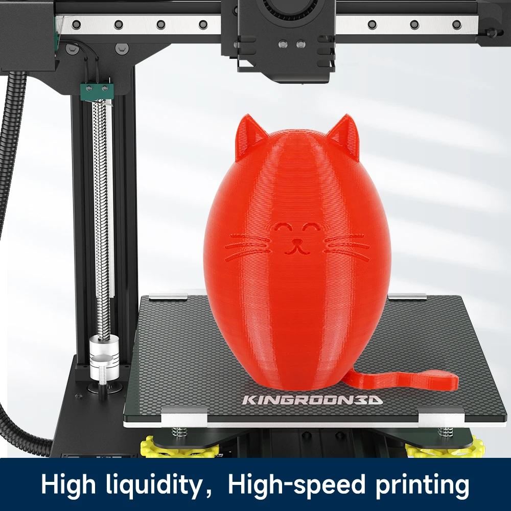 KINGROON-filamento de TPU para impresión 3D, Material de goma de impresión de plástico Flexible, no tóxico, 95A, 1,75mm, 1KG, el más nuevo