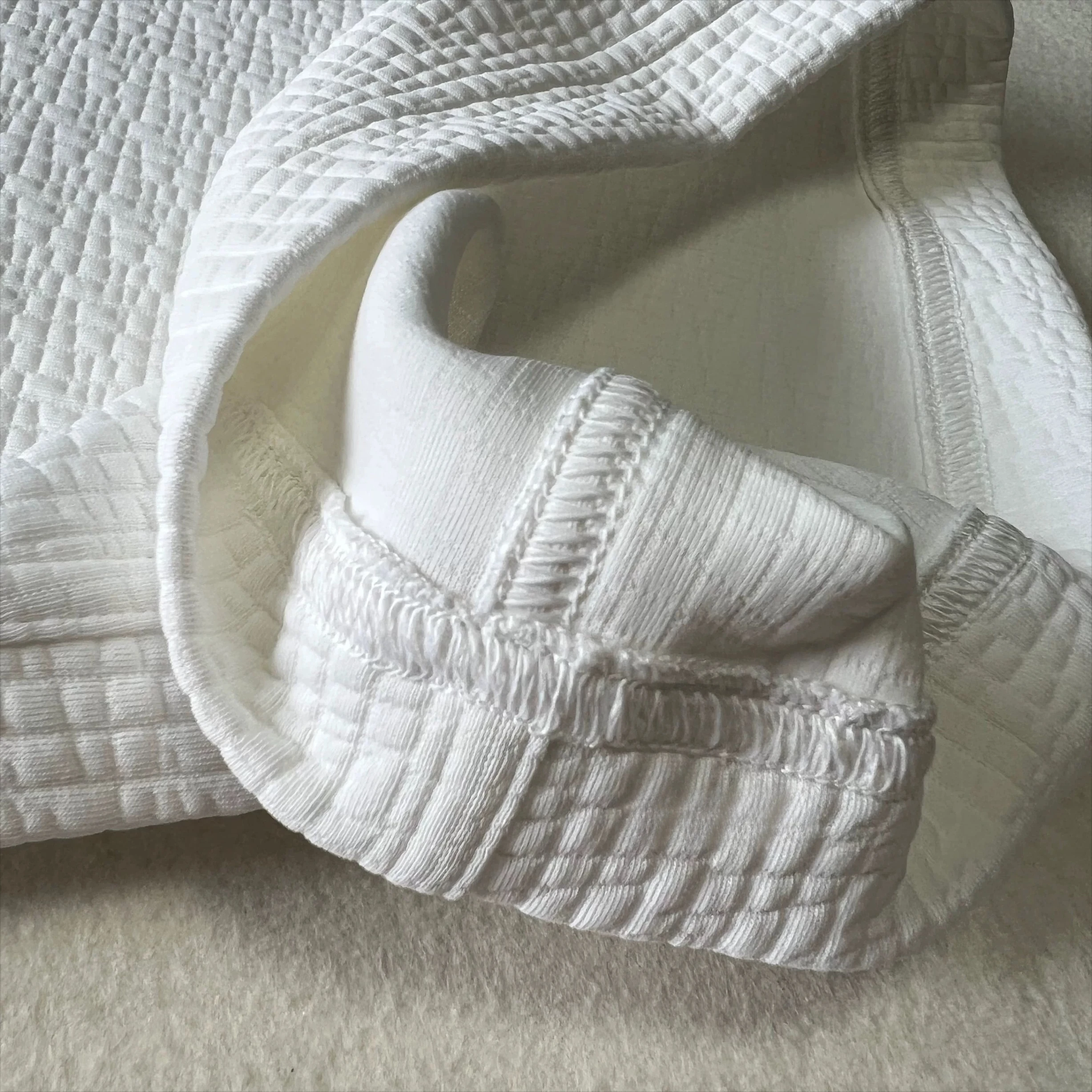 Mulheres esportes quente waffle malha cor sólida versátil esportes calças com cordão solto emagrecimento perna larga calças casuais