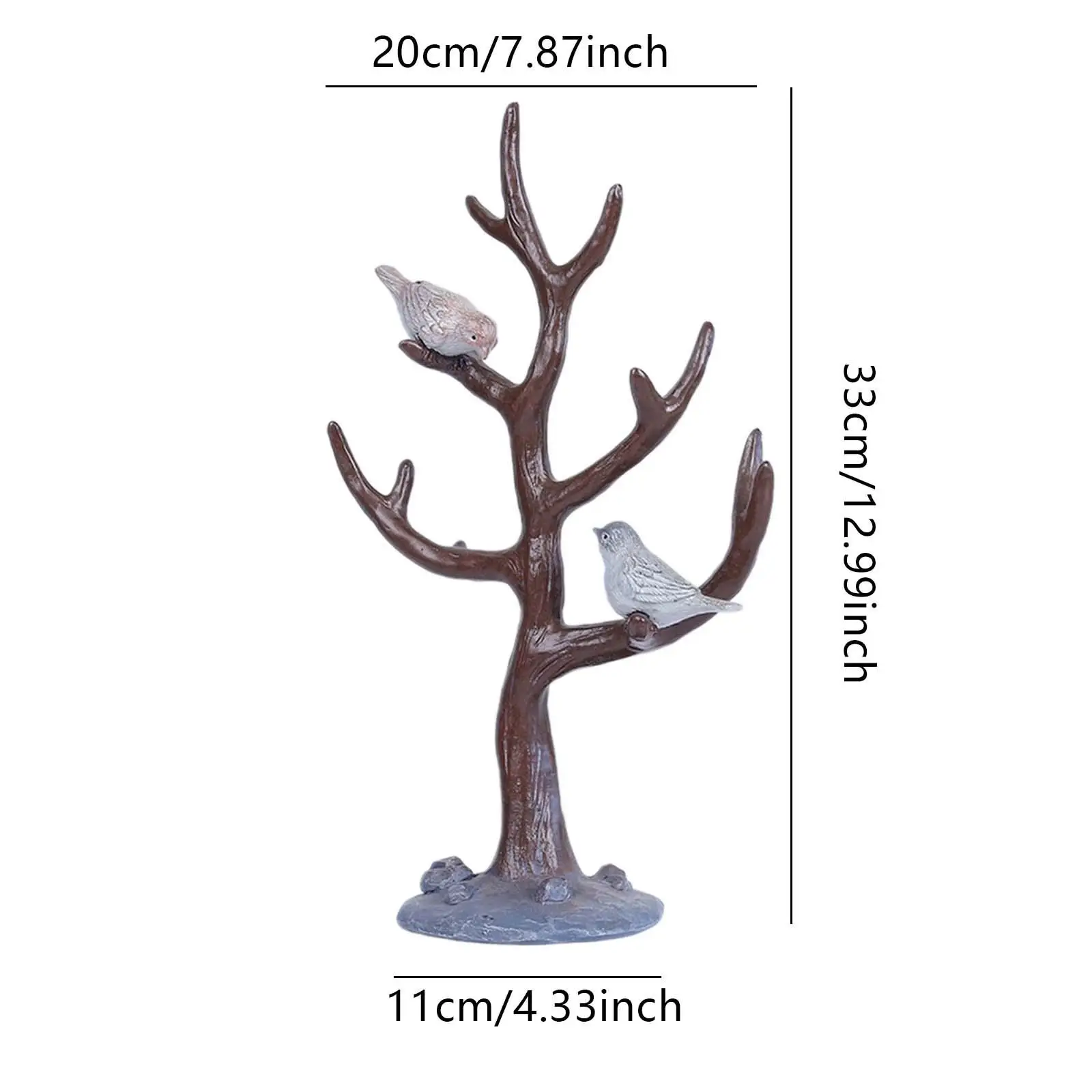 Jóias modernas Stand Showcase, Display Rack para colares, relógio, anéis