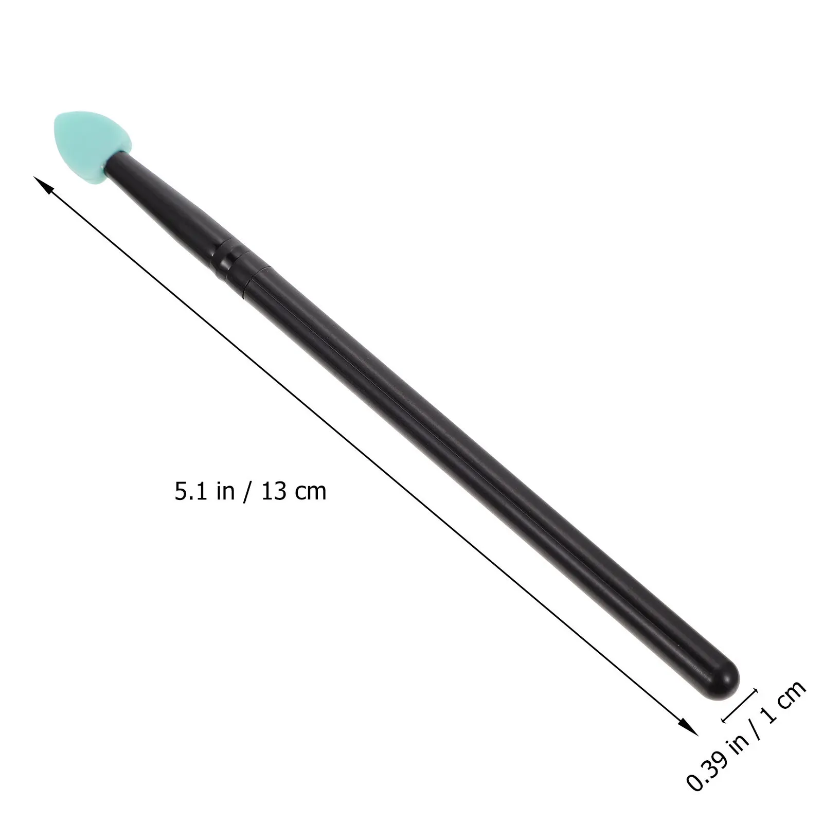 

5Pcs Silicone Eyeshadow Brush Set Professional Makeup Tools Fluid Resistant No Waste Cosmetics Applicator for Sensitive Skin