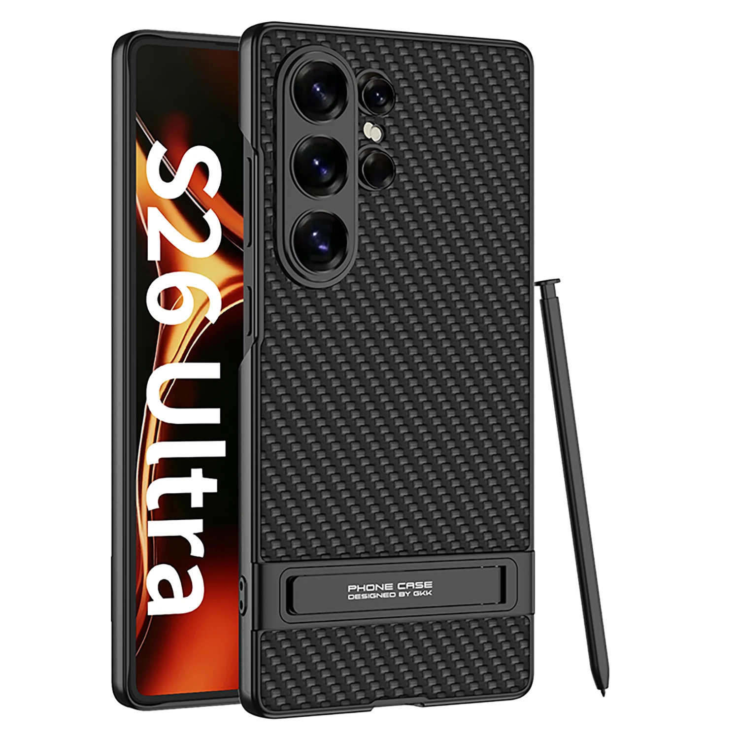 

For Samsung Galaxy S26 Ultra Case Super Slim Strap Holder Design Protective Phone Shell Back Cover