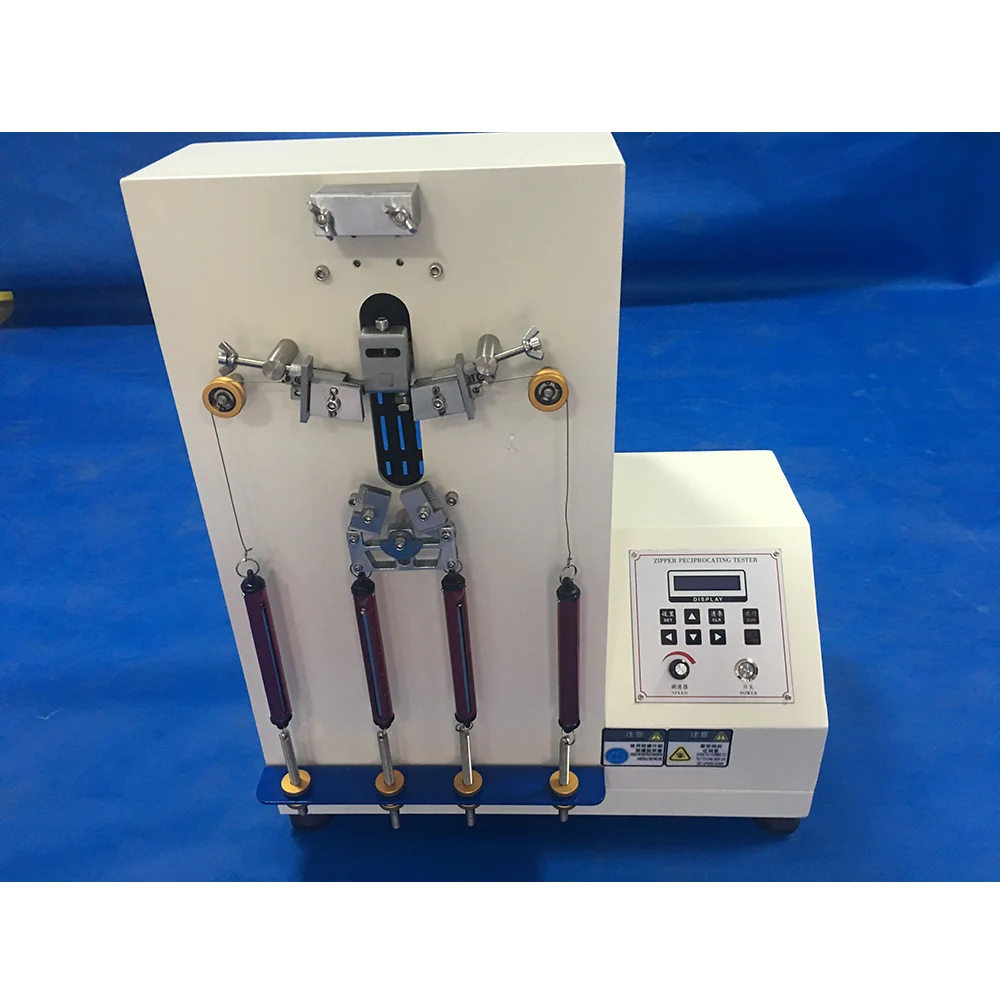 Zipper Reciprocating Pull Testing Machine Zipper round-Trip Pull Testing Machine Müdigkeit Haltbarkeit Tester Hub 75mm