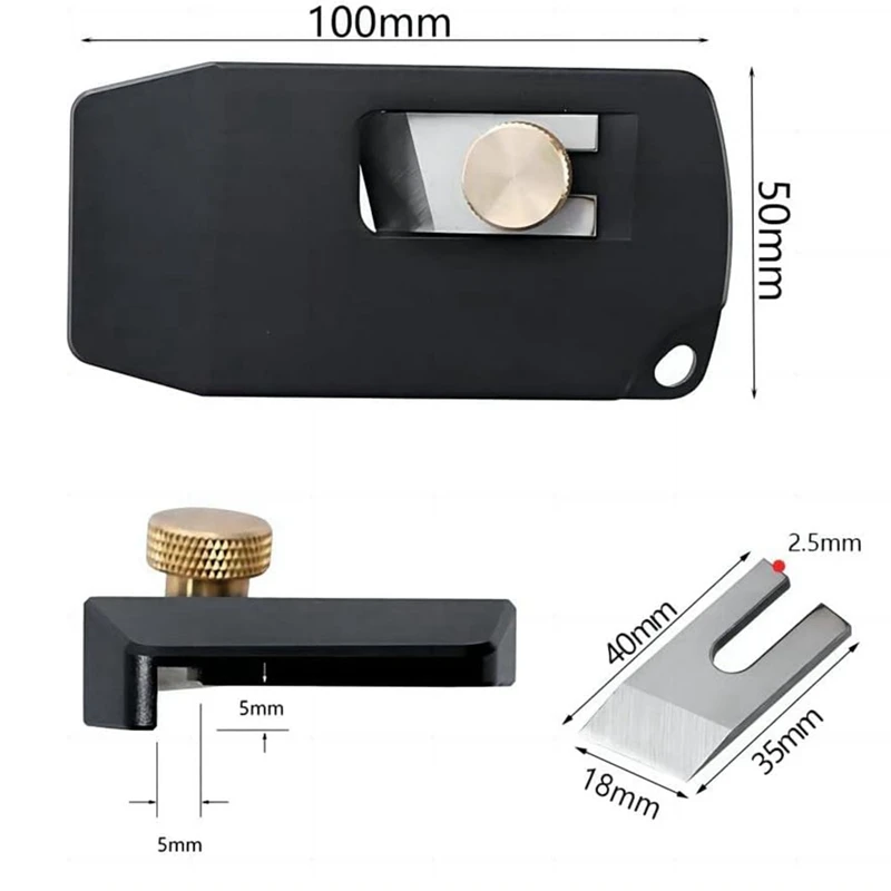 Aparador De Borda De Madeira, Plaina De Mão, Bander com Lâmina De Aço De Alta Velocidade, Banding Cutter para PVC e ABS