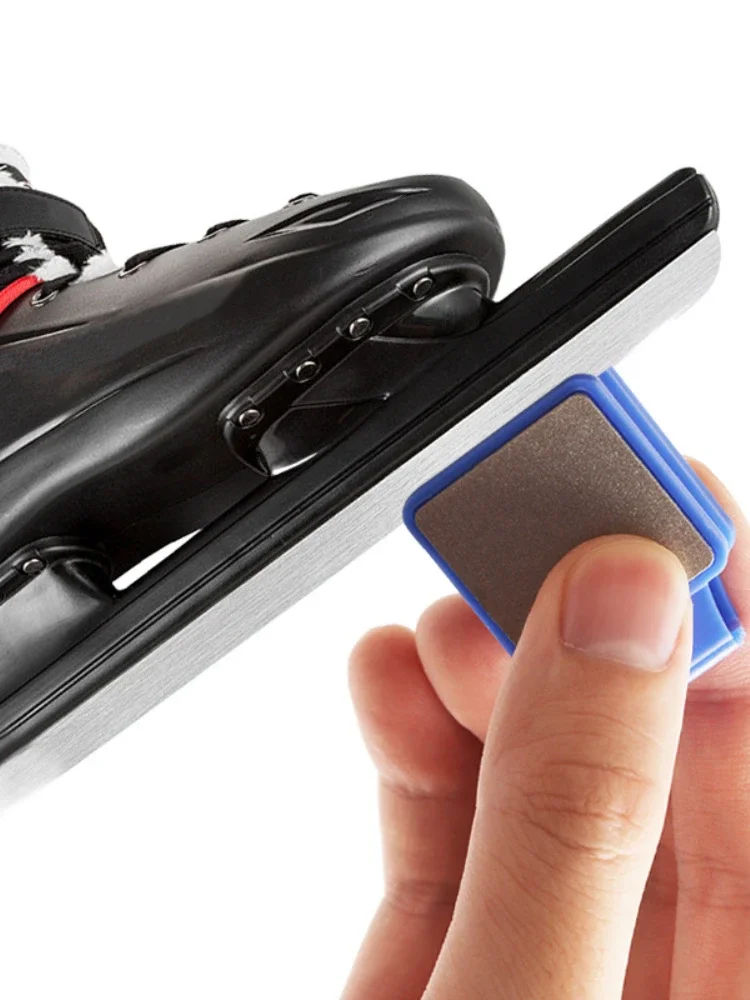 Speed Skate Ice Skate Edge Trimmer Double-Sided Diamond Ceramic Whetstone Diamond Sharpener Special Tool Diamond Whetstone