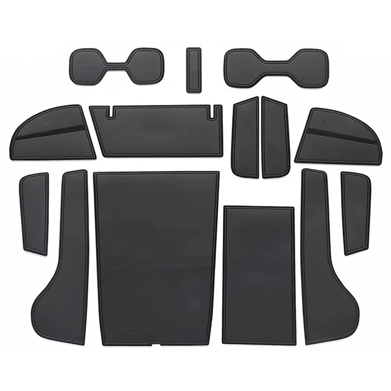 Car Door Groove Mat Cup Mat for Lexus RZ Center Console Storage Box Mats Auto Gate Slot Cup Holder Pad