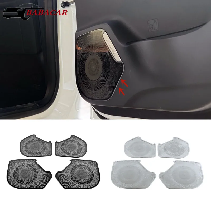 

For Haval Jolion 2021 2022 Car Door Audio Horn Hood Speaker Panel Trim Cover Sound Loudspeaker Sticker Interior Accessories 4pcs