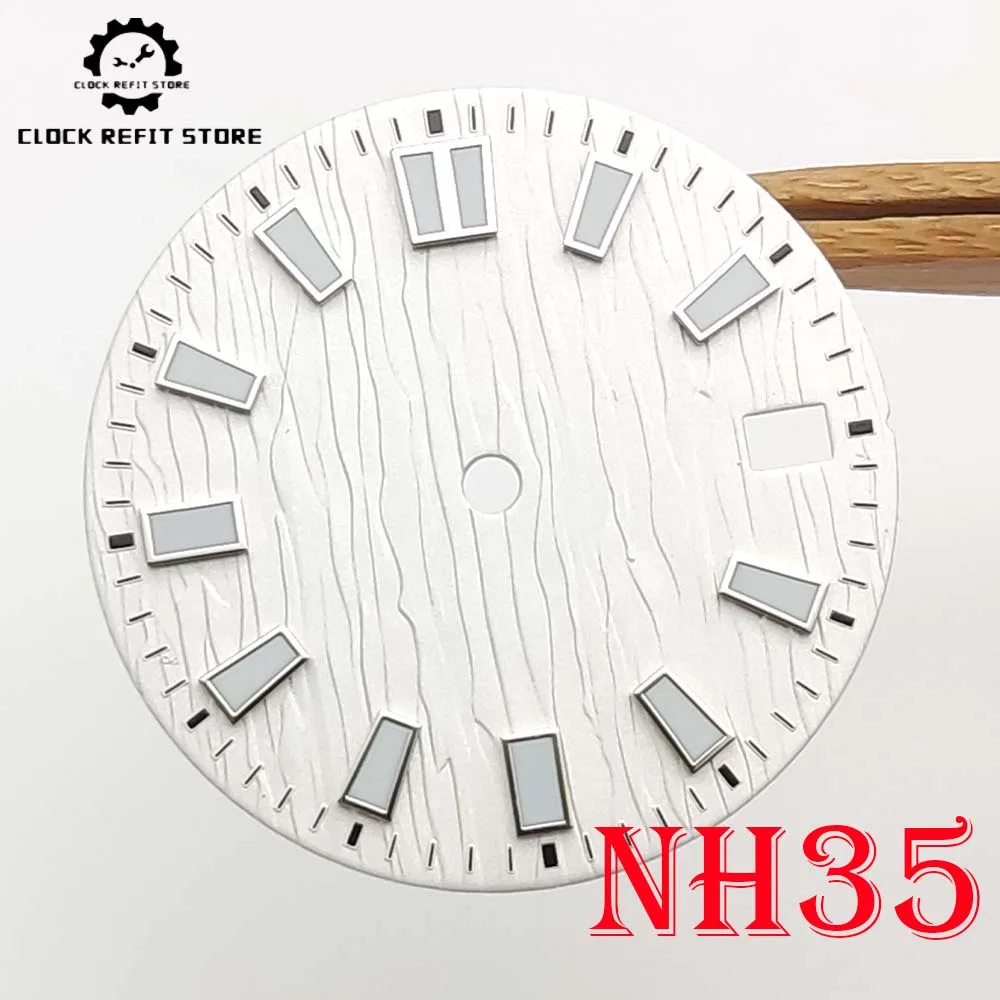 หน้าปัดเรืองแสง Super Bright Aseptic Luminous สีเขียวส่องสว่าง, อุปกรณ์เสริมหน้าปัดนาฬิกา NH35, 28.5 มม