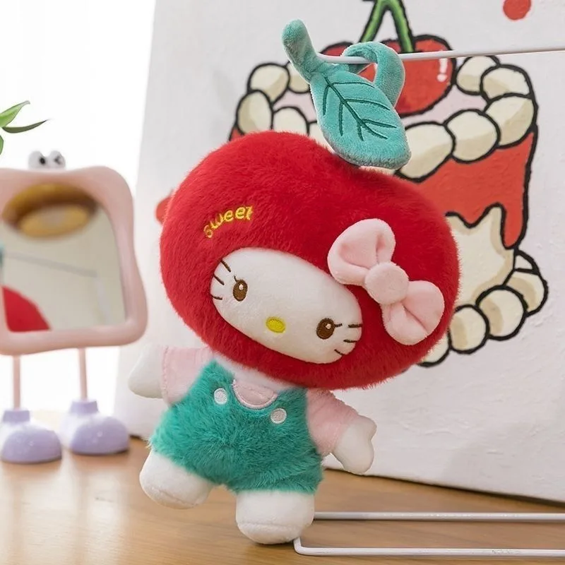 Kawaii Hello Kitty Sanrio Children Lovely Cartoon Plush Toys Student Room Decor Throw Pillow Doll Christmas Gift for Girls