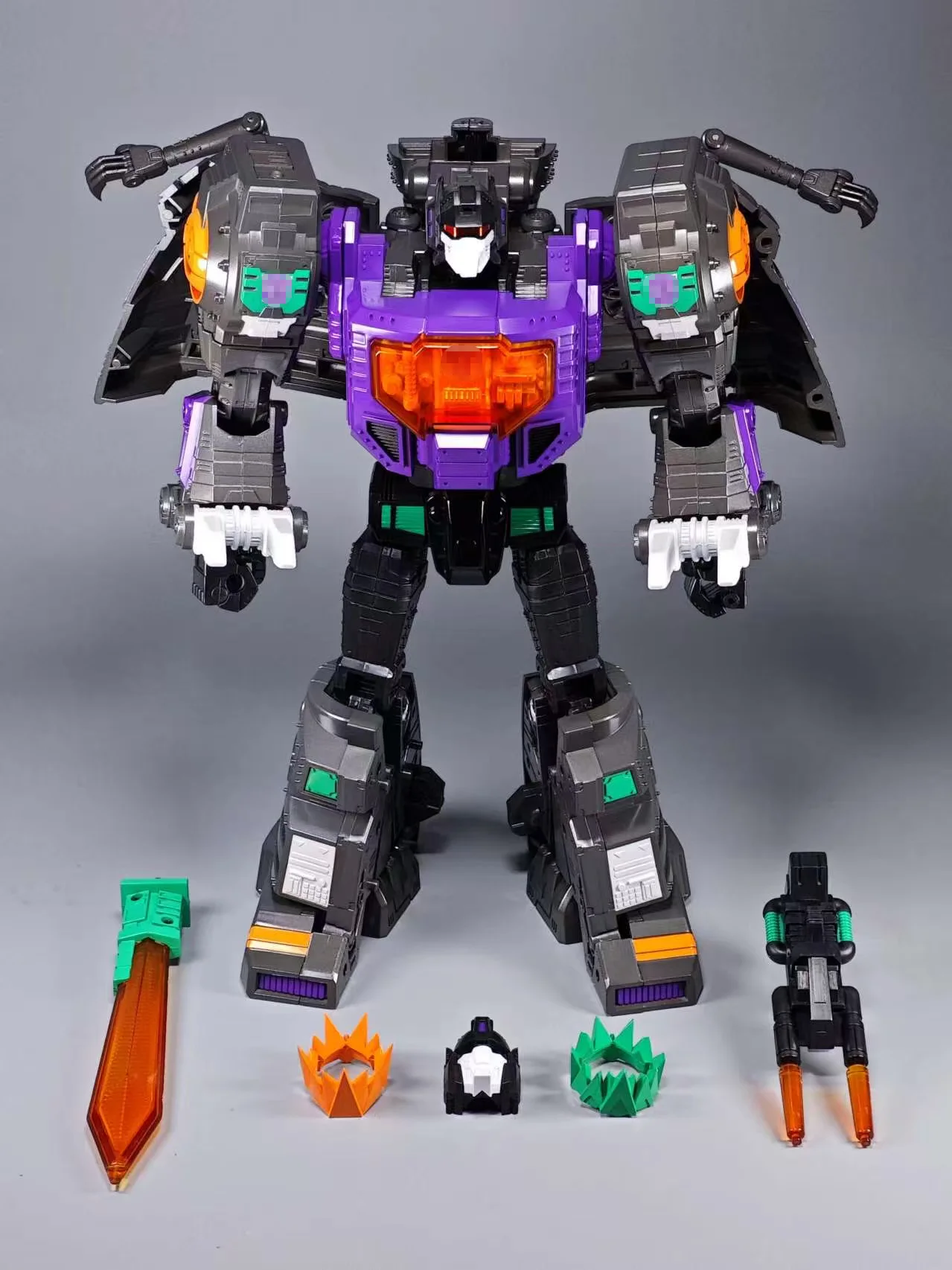 Transformação MP08 Grimlock Brinquedo Metálico Espelho Cor Ampliada Versão KO Figura de Ação 32 CM