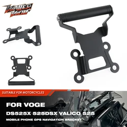 DS525X GPS Navigation Mount Support Bracket For Voge Valico 525 525DSX DSX525 2023 2024 Phone Recorder Camare Cross Bar Holder