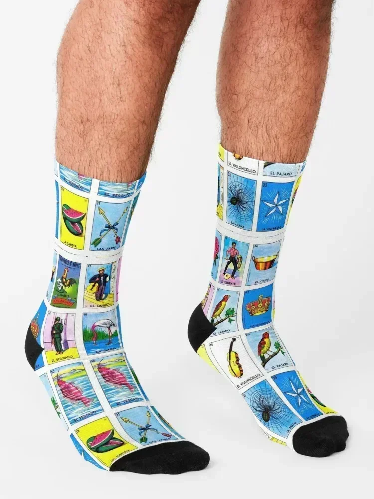 Lottery / Mexican Bingo Socks christmas gift New year's hiphop designer brand Women Socks Men's