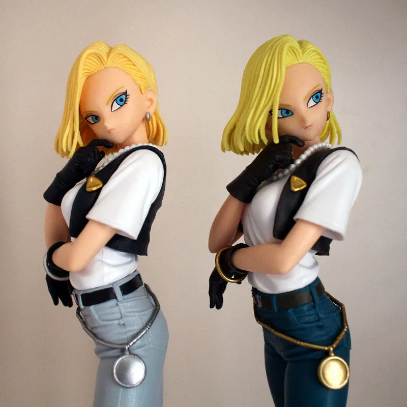 Dragon Ball Z Lazuli 23cm Android 18 Doll Action Figure Pvc Toys Collection Figures For Friends Gifts