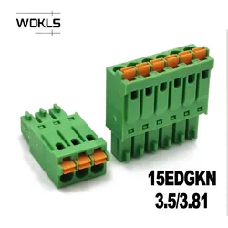 KF2EDGKN 3.5MM 2P ~ 12P PCB PLUG-IN TERMINAL BlOCKS  15EDGKN-3.5