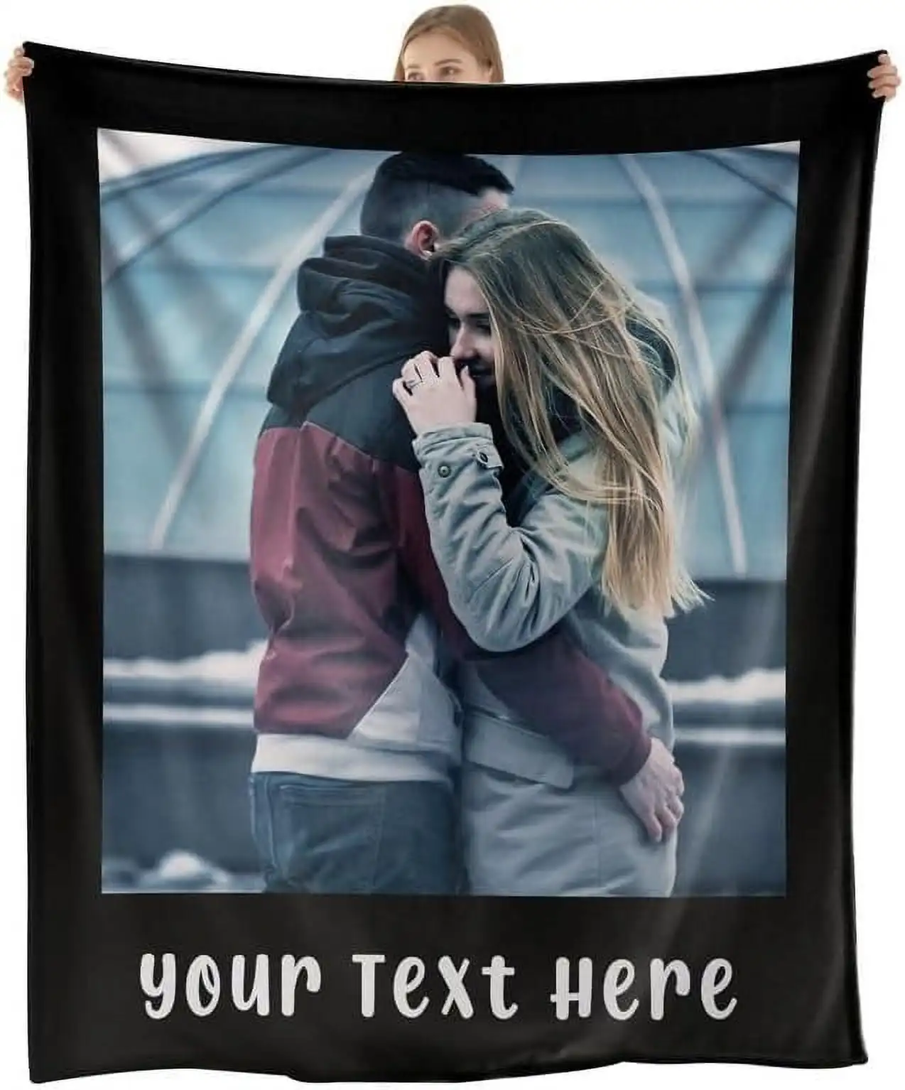 Customized Blankets with Photos Texts-Personalized Picture Collage Blanket Personalized Throw Blanket With Your Own Pictures Per