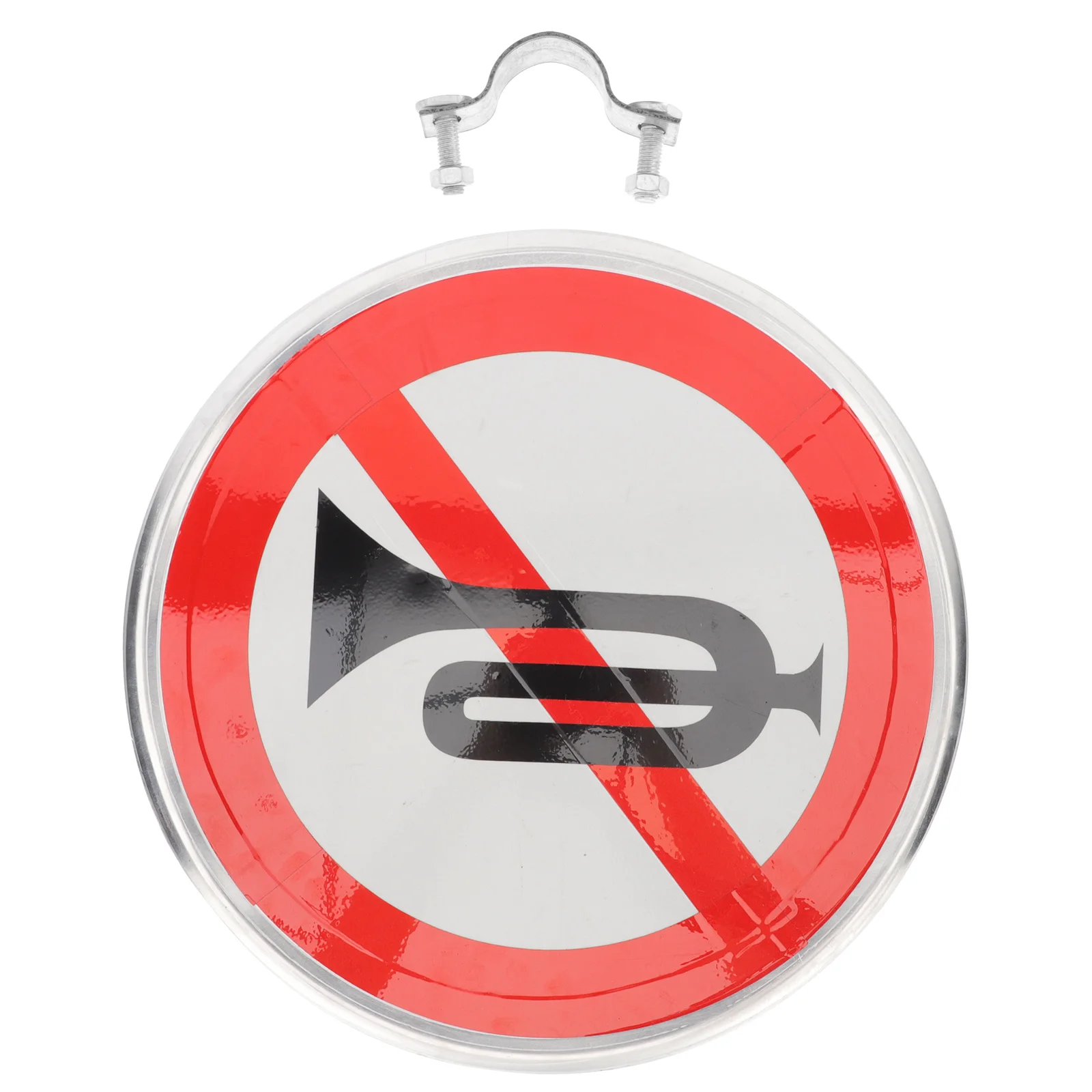 

No Whistle Signage for Warming Horn Symbol Air Traffic Yard Decor Caution Roads