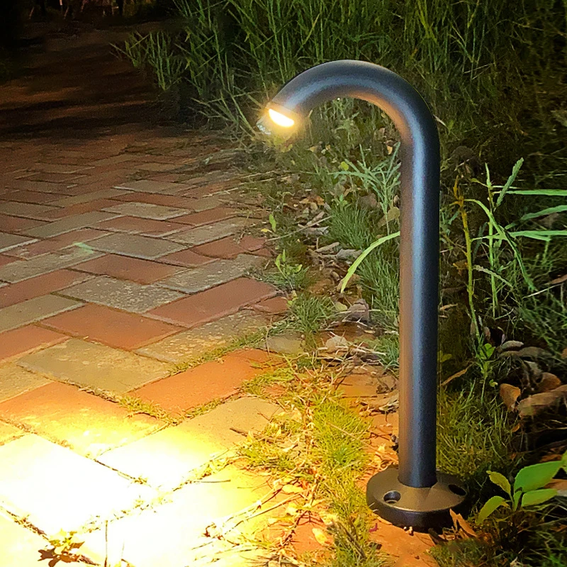 Waterproof IP65 LED Spike Light for Garden Lawn Aluminum Alloy Landscape Pathway Spot Bulb Artistic Shape Lawn Light 7W 220V12V