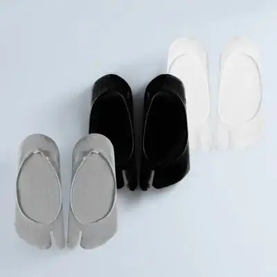 

3 Pairs Separated Low Cut Shallow Mouth Summer Breathable Women Shorts Socks Socks Black White Gray 36 39 Size