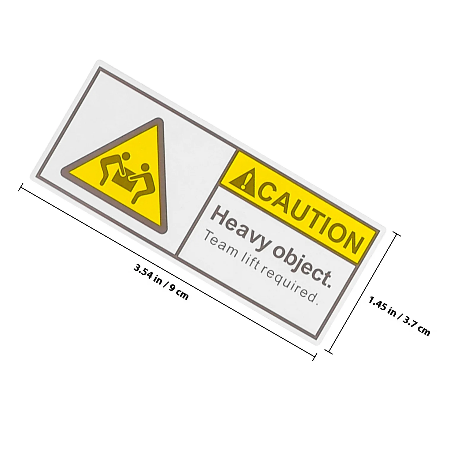 1 pz 1 rotolo adesivo per oggetti pesanti adesivo forte etichetta per ascensore di squadra imballaggio di spedizione etichette di avvertimento adesivi scatole di grandi dimensioni