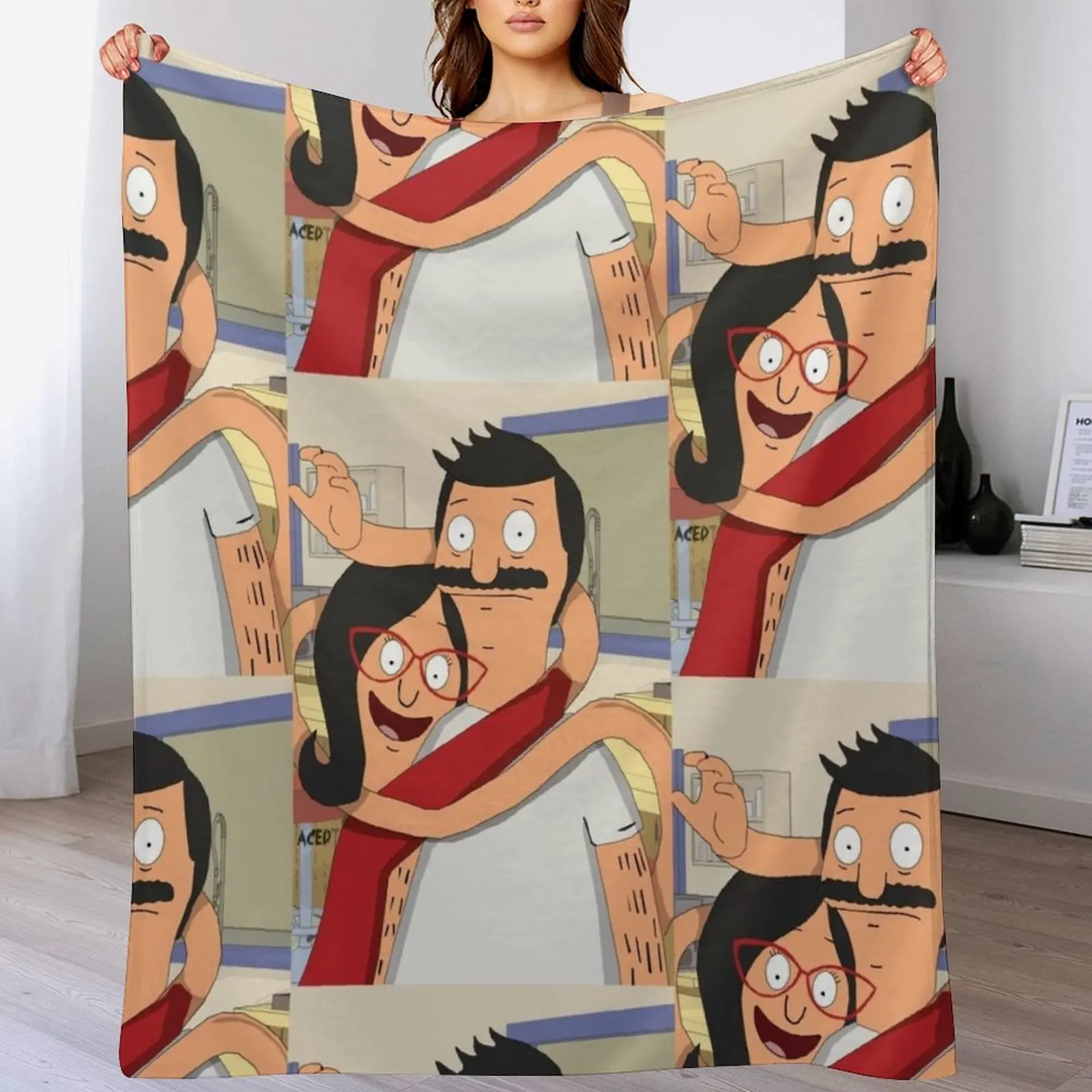 

bobs twisted arms Throw Blanket Decorative Sofa Sofa Blankets