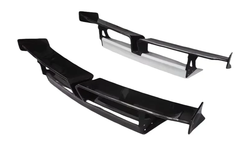 For 718 Cayman Boxster Whale Tail Wings Carbon Fiber Rear Trunk Spoiler for Por -sche 718 981 982 GT4 RS Rear Spoiler car parts