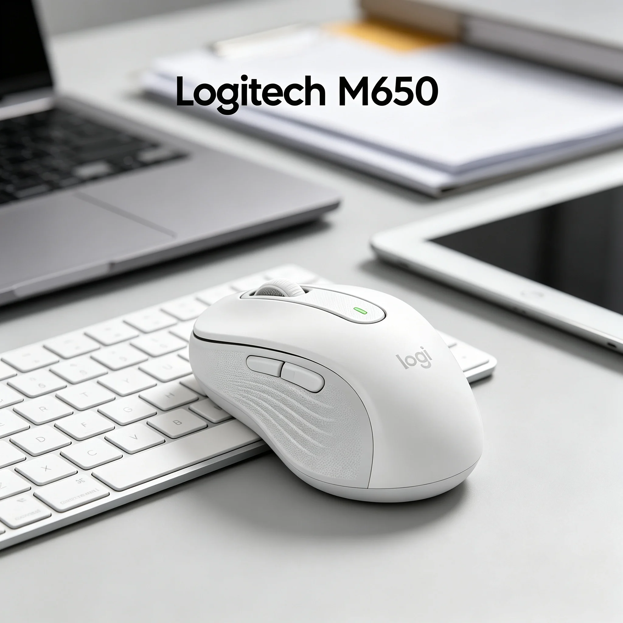 Logitech M650 Signature Dual Connect Wireless Mice Logi Bolt & Bluetooth SmartWheel Auto Scroll Mode 4000DPI Sensor Multi Device