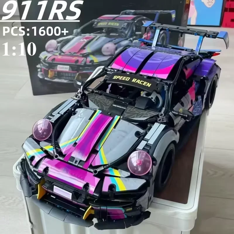 

New Technical Speed Sports 1611 PCS Car Building Blocks MOC Set Model Racing Vehicle Bricks Assembles Toys Bricks for Kids Gifts