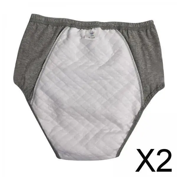 

Protective Men Incontinence Underwear Soft Cotton Washable Pants Leakproof Adult Urinary Briefs for Everyday Confidence