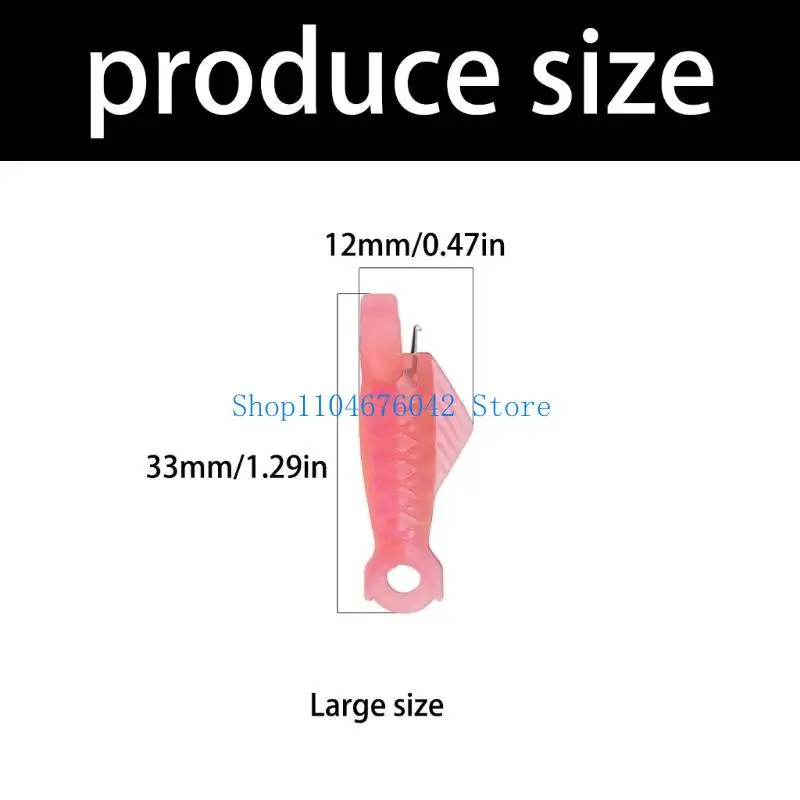 5asd 5Pcs Fish Mouth Design Sewing Threader Tools Enhances Automatic Needle Insertion