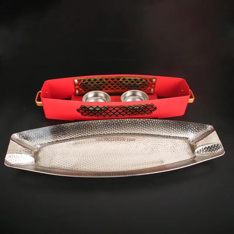 Stainless steel solid heating and insulation fish plate in a long shape