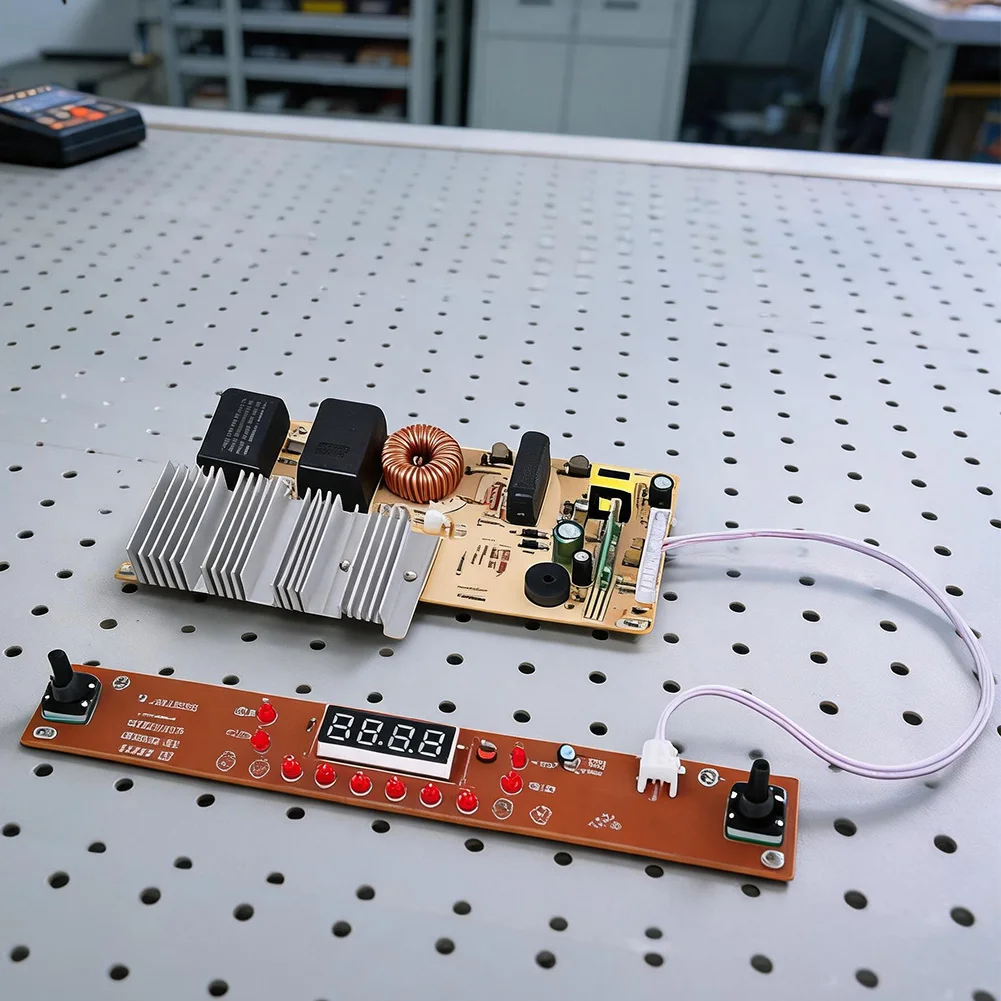 1Pc 220V 1500W Induction Cooker Circuit Board Digital Control Panel Motherboard For Heating Appliance Replacement