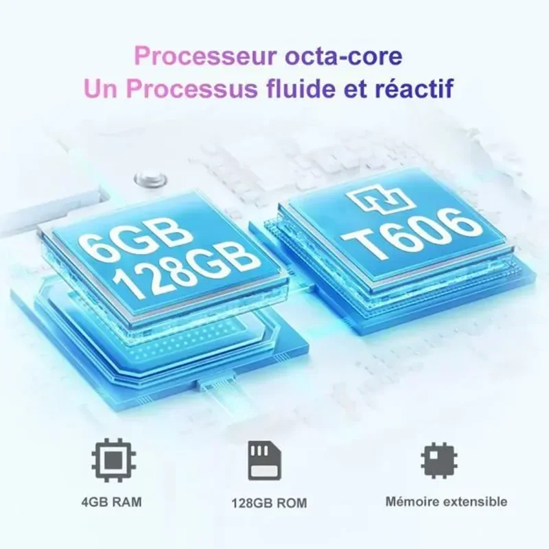 Blackview A52 Pro [بدون شاحن الاتحاد الأوروبي] هاتف ذكي 8 جيجابايت (4+4) 128 جيجابايت بشاشة 6.5 بوصة HD + شاشة 5180 مللي أمبير في الساعة 13 ميجابكسل 4G Android 13 ثنائي الشريحة