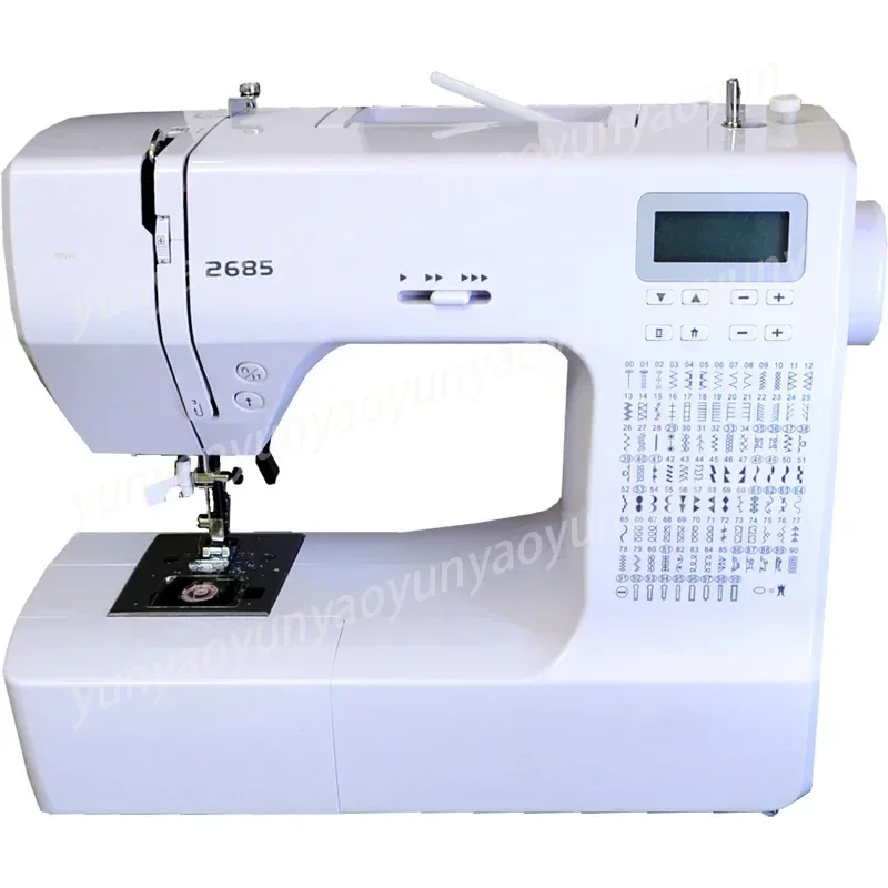 Multifunctional Househol Electric Lcd Display Sewing Machine 220V/36W Mute Thick Buttonhole Embroidery Sewing Machine