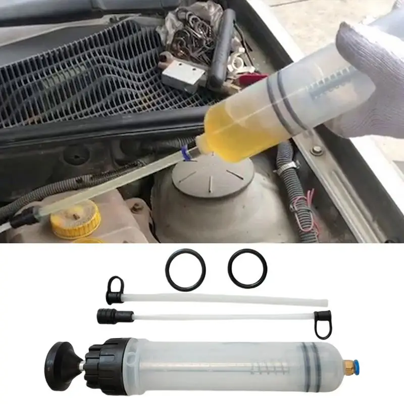 Bomba extratora de óleo de carro 500cc, extrator de fluido de sucção de óleo de direção, extração manual de automóvel, seringa de sucção para minivans