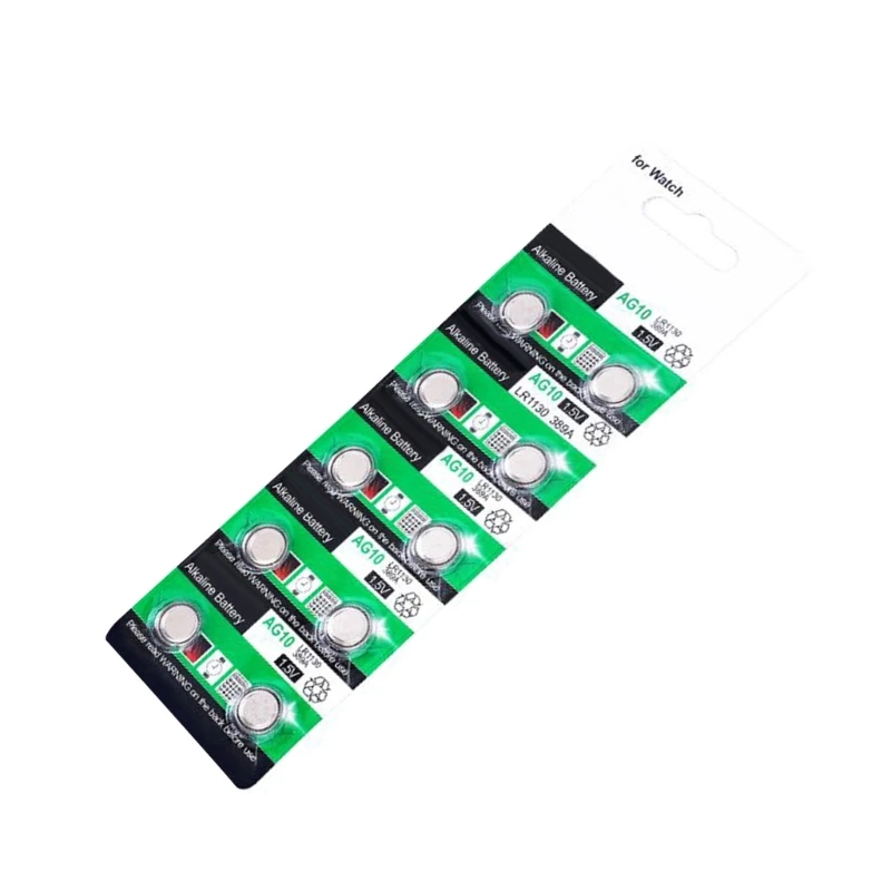 20/10Pack AG10 LR1130 LR54 1.5V Alkaline Button Cell Batteries1.5V Battery for Watches,Calculators,Toy Small Electronics