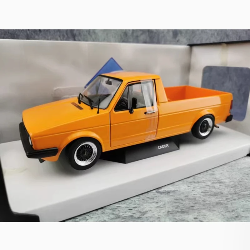 Diecast 1/18 Scale 1982 Caddy MK 1 Pickup Truck Simulation Alloy Car Model Collection Souvenir Display Static Ornaments Gifts