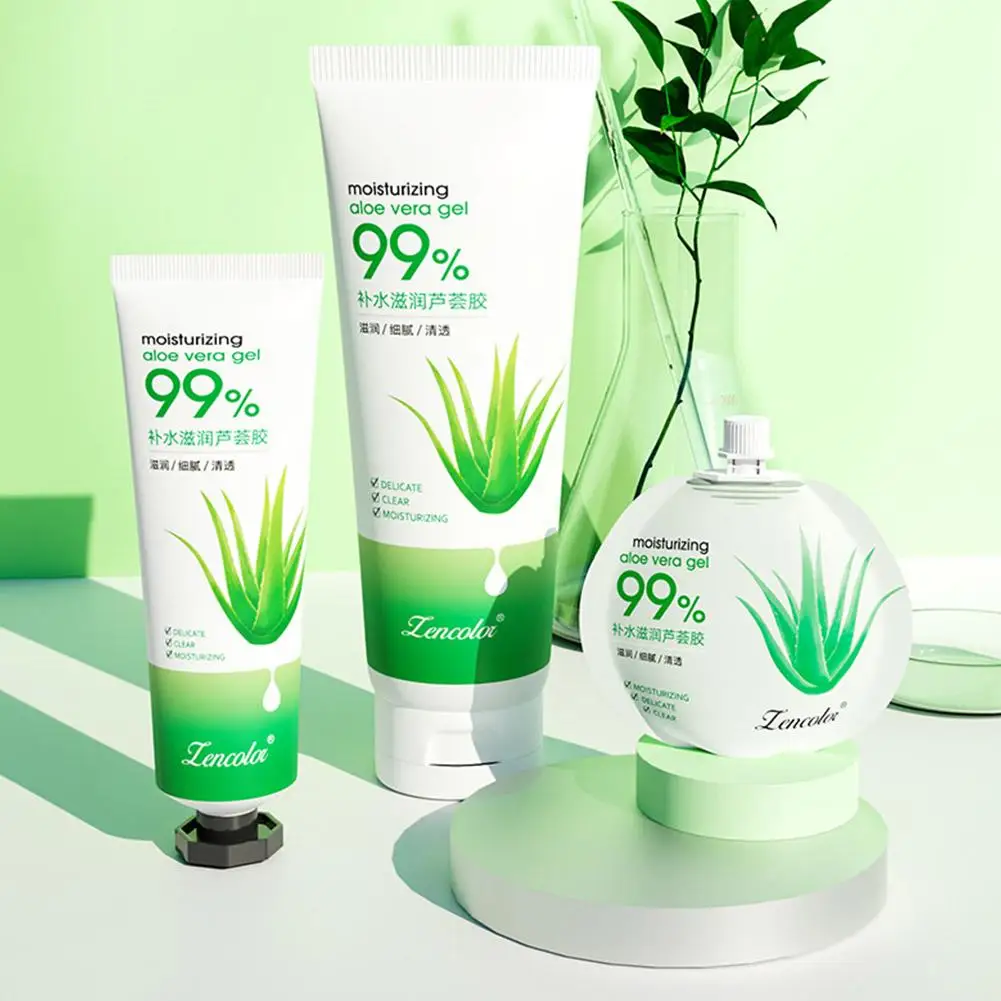 99% Gel di Aloe Vera ringiovanimento idratante naturale esfoliante rimuovi la riparazione della pelle morta prodotti rinfrescanti per la cura della pelle 30/100g