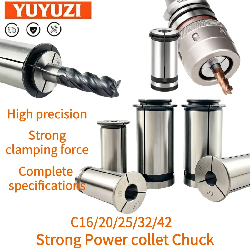 

Precision Powerful Collet Chuck C16 C22 C20 C25 C32 C42 CNC Lathe Powerful Mill Collet Chuck 3-35MM SC Collet for Tool Holder