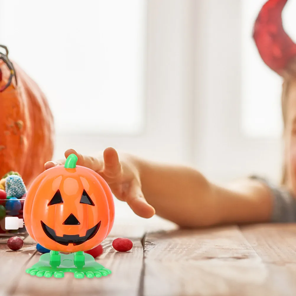 

15 шт. заводных кукол-тыкв для Хэллоуина, забавный мультяшный дизайн, декоративные элементы для вечеринки, подарок для детей