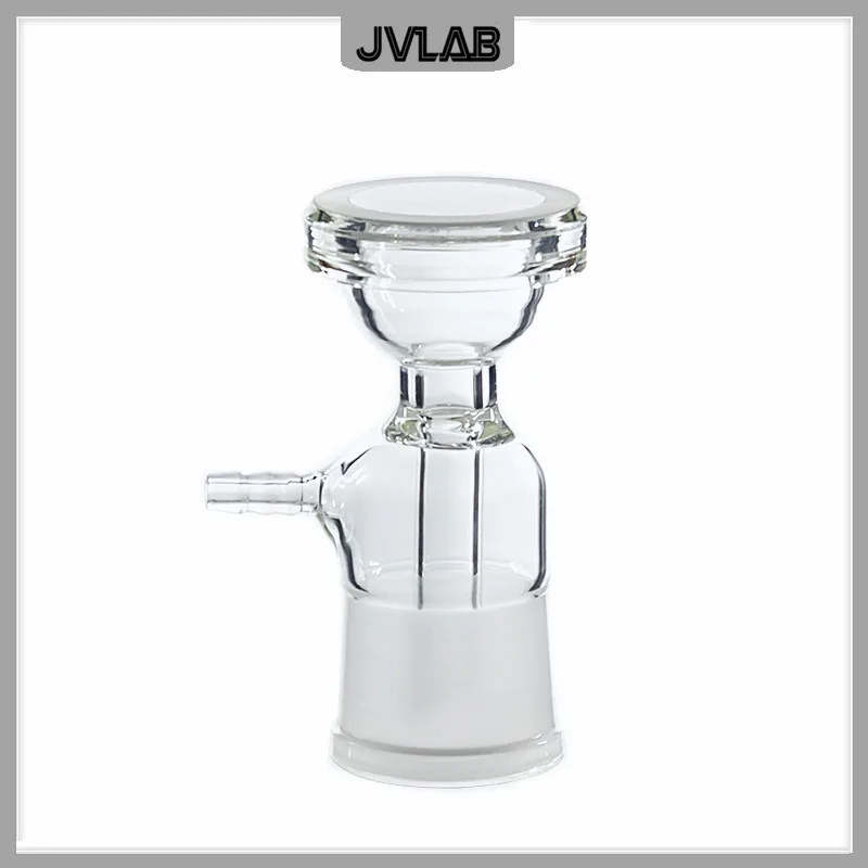 Solvent Filtration Apparatus Set 1000 mL Glass Sand Core Vacuum Filter Unit Device With Filter Cup 300mL & Receive Flask 1000 ML