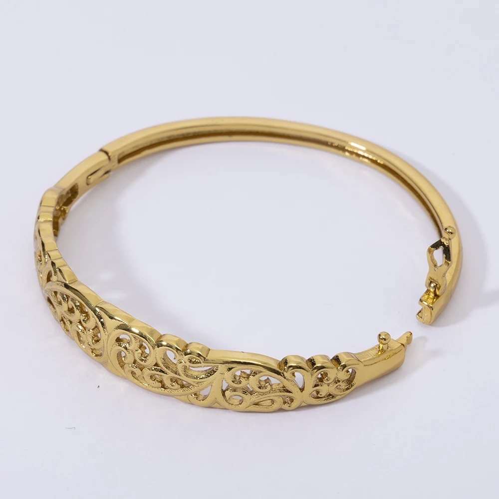 LUIZADA 2025, neues Vintage-Armband für Damen, afrikanische Hochzeit, luxuriös, vergoldet, Braut, exquisiter Glücksarmreif, Schmuck – Detail 12