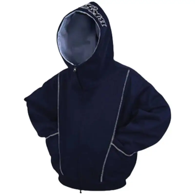 Women Hoodies Loose Zipper Hooded Jacket Short Pure Color Trendy Sweatshirt Top Korean Style Autumn Winter Women's Clothing