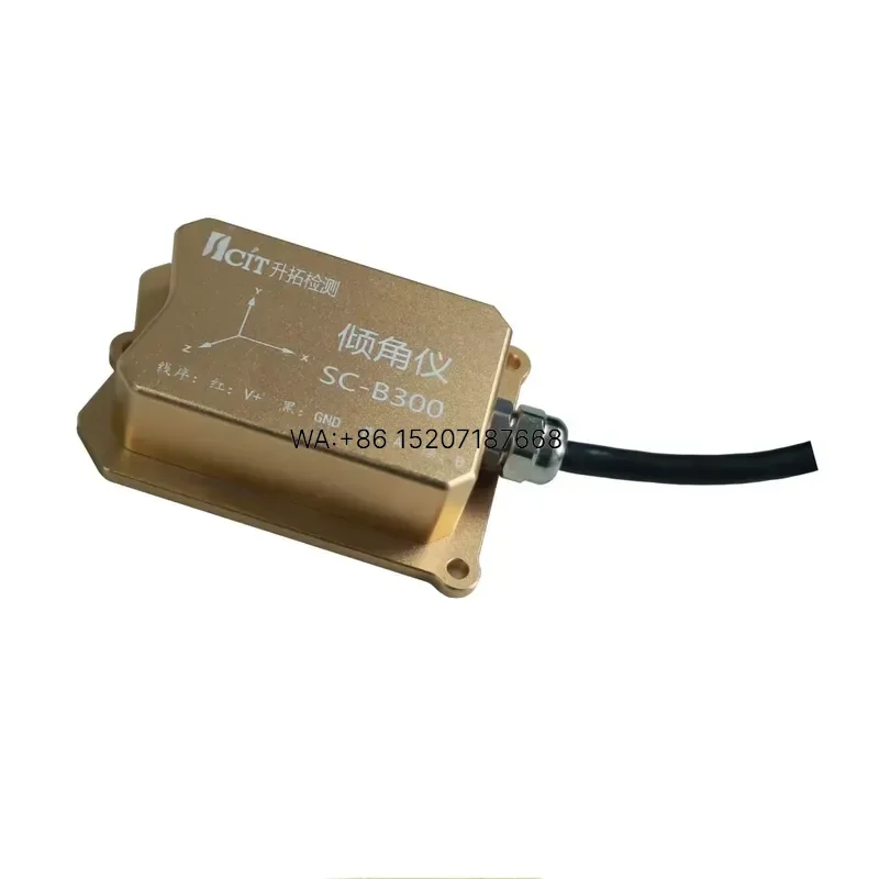 Wmwmnu Dual Axis MEMS Tilt Sensor High Precision 0.01 Degree Inclinometer for Industrial IoT Geotechnical and Structural