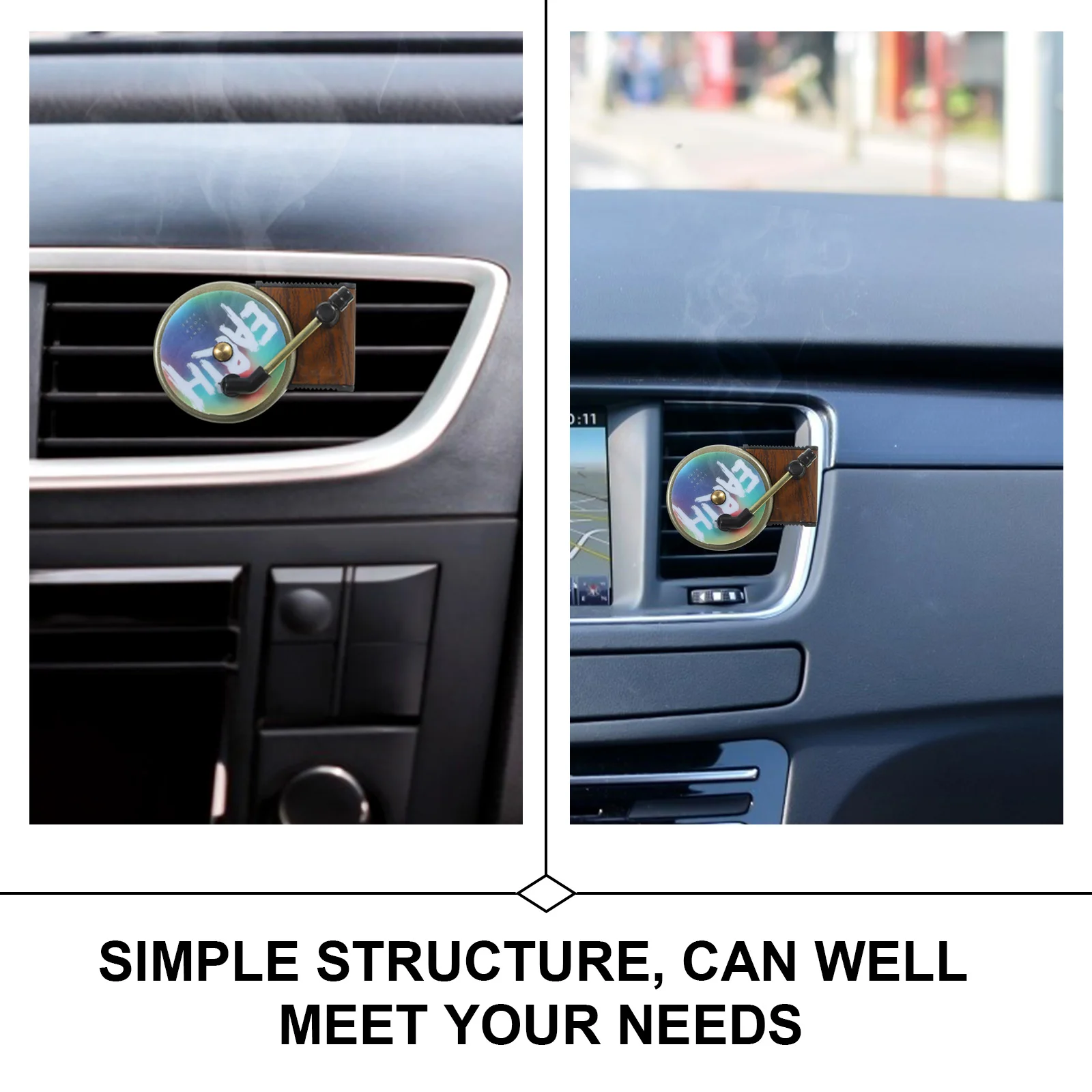 

24 pcs Car Aroma Pe Material Fragrance Refill Pads Air Freshener For Car Essential Oil Pads Aromatherapy Replacement Scented