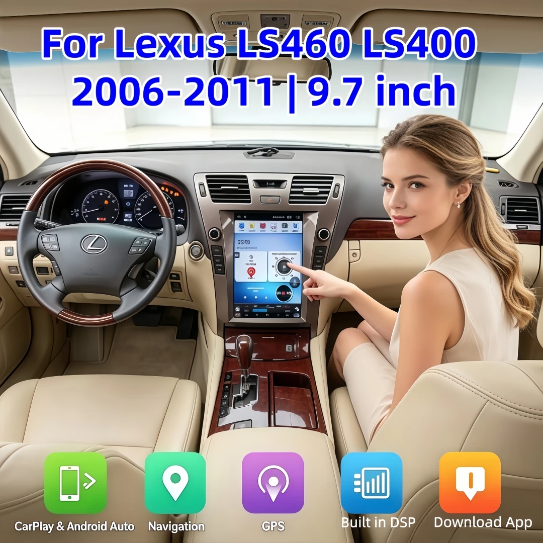 Qualcomm Touch Screen For Lexus LS460 2006 2007 2008-2011 9.7