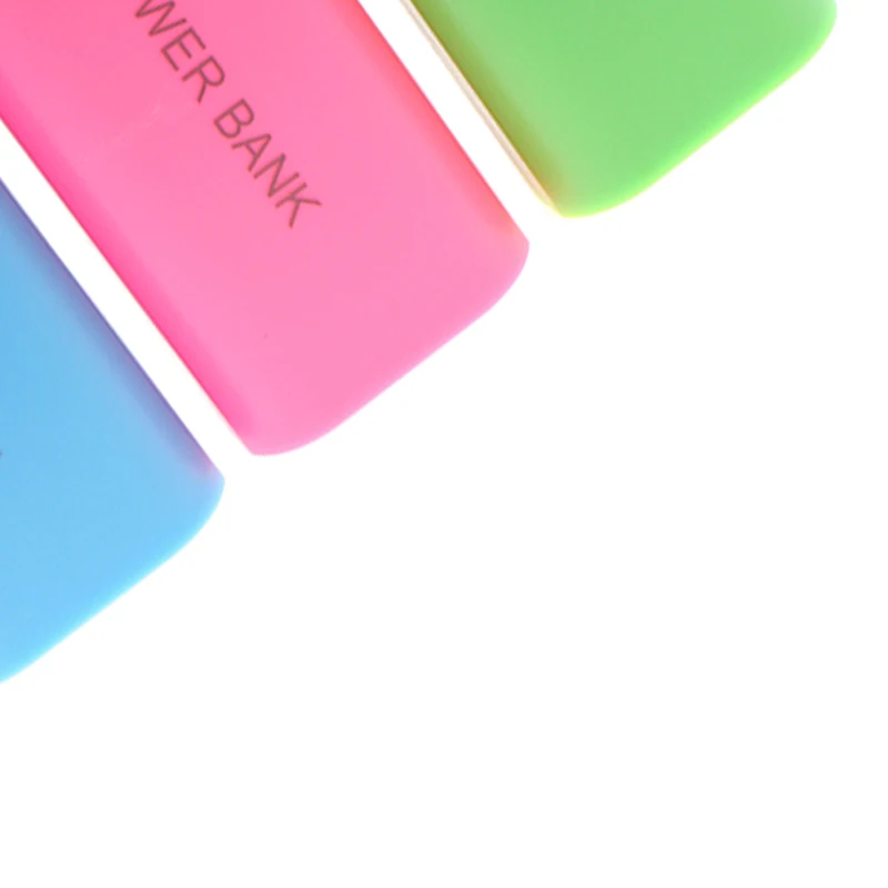 علبة بطارية 18650 محمولة - صندوق باور بانك ثنائي الخلية DIY مع مخرج 5 فولت/1 أمبير وإضاءة مؤشر