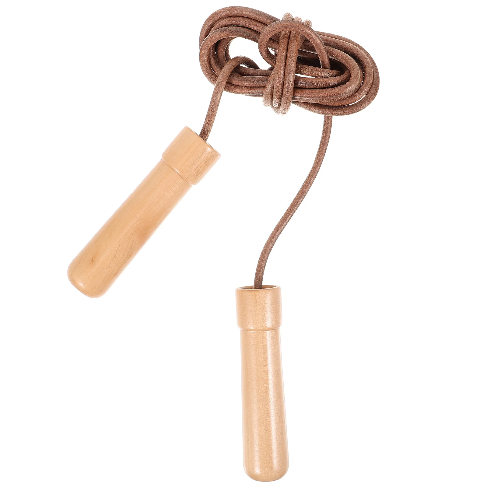 

Wooden Handle Jump Rope Fitness Workout Fat Burning Exercise Indoor Outdoor Sports Endurance Training Wear-Resistant Skipping